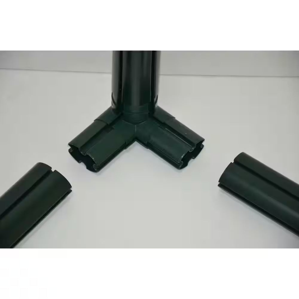 Eco-Grow 6 Ft. X 6 Ft. Green/Diffused Polycarbonate DIY Greenhouse Kit