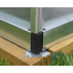 Bella 8 Ft. X 12 Ft. Silver/Diffused Polycarbonate DIY Greenhouse Kit