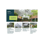 Bella 8 Ft. X 12 Ft. Silver/Diffused Polycarbonate DIY Greenhouse Kit
