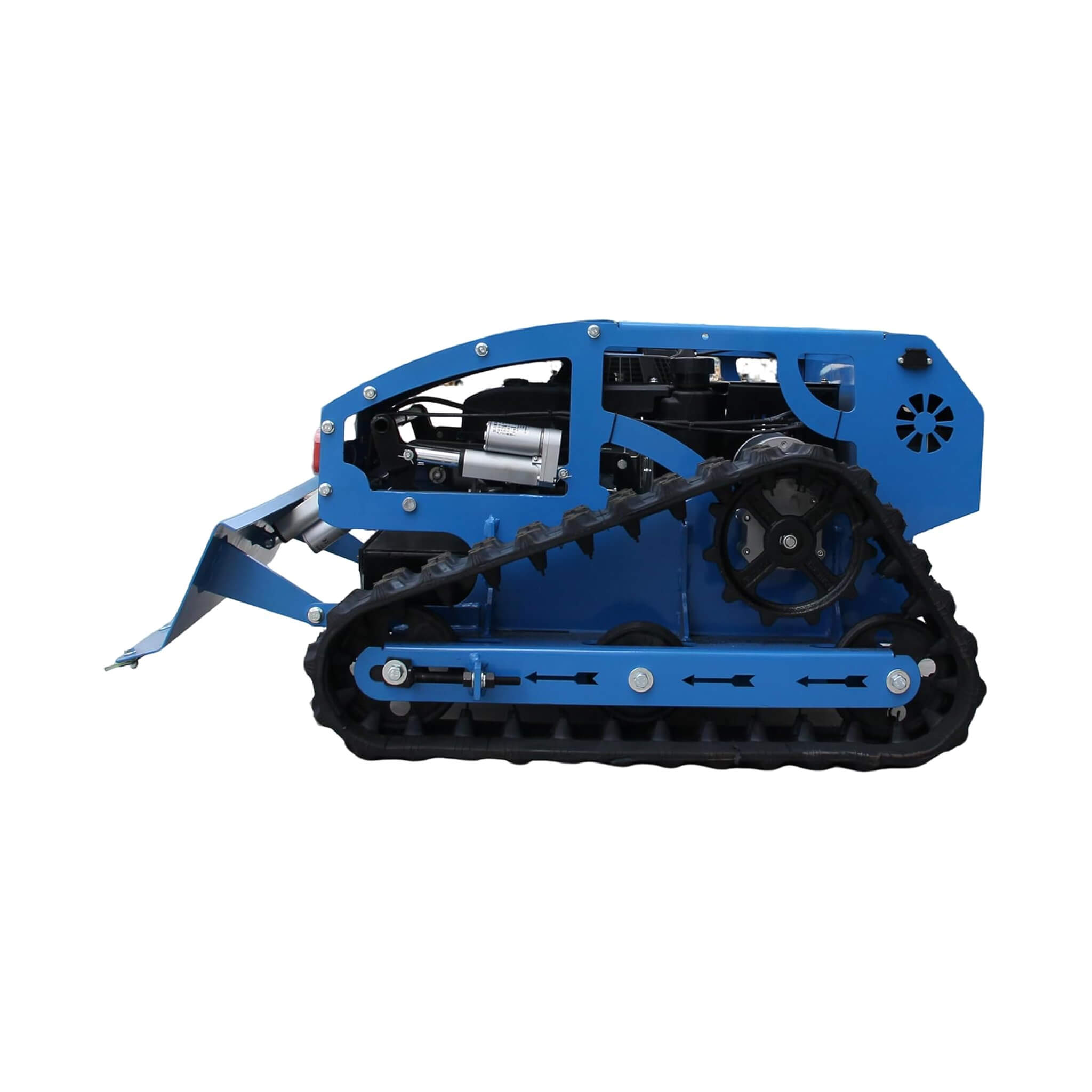 Heavy-Duty 21-Inch 9HP Remote-Controlled Robotic Lawn Mower With Tracks And Plow (SAK26583)